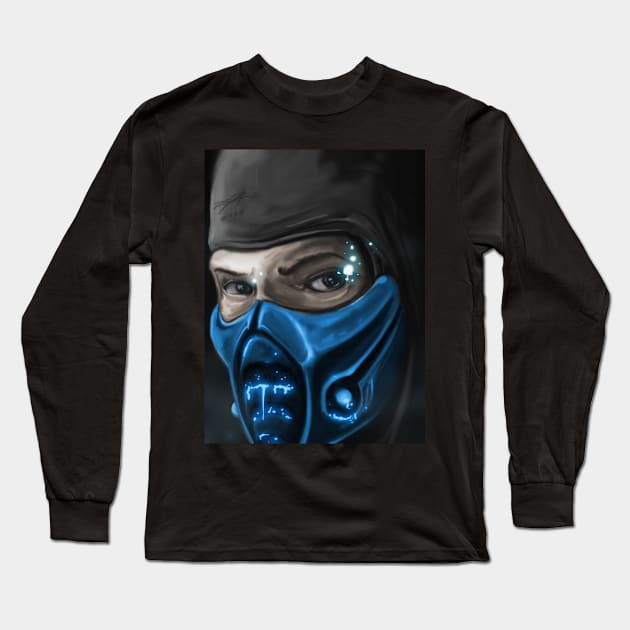 Sub Zero Portrait Long Sleeve T-Shirt by rezon